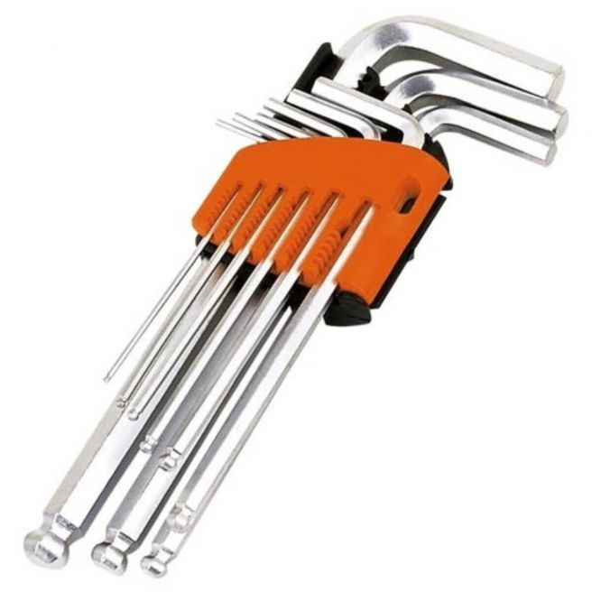 Zestaw kluczy imbusowych GKLIMBUMID9S Gertu