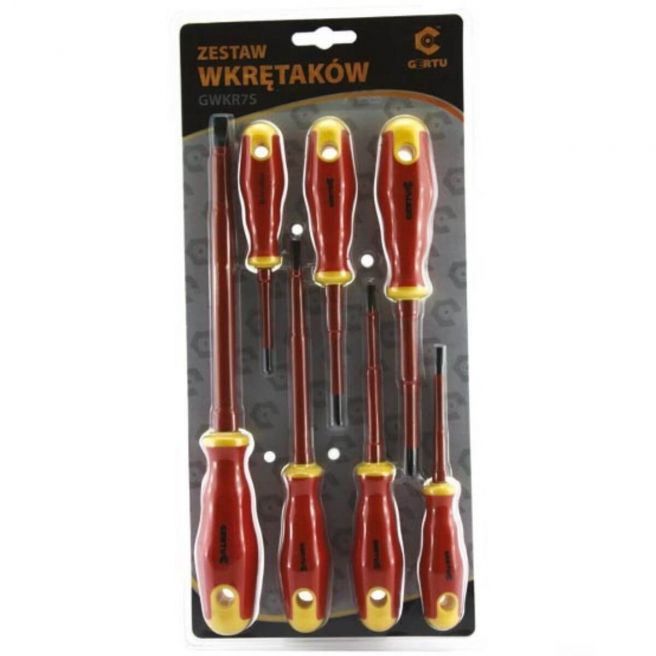 Zestaw wkrętaków GWKR7S 7-el. Gertu