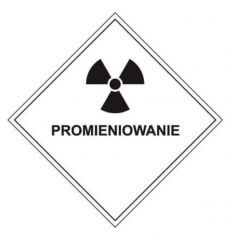 Oznakowanie promieniowania PROMIENIOWANIE