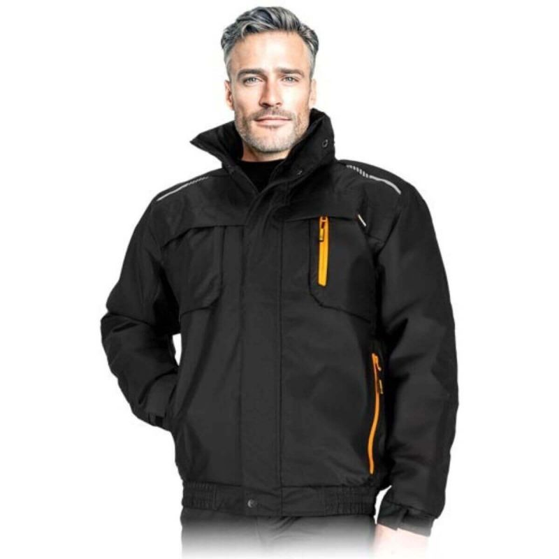 Kurtka ocieplana ochronna męska LH-DUBLIN B Leber&Hollman czarna