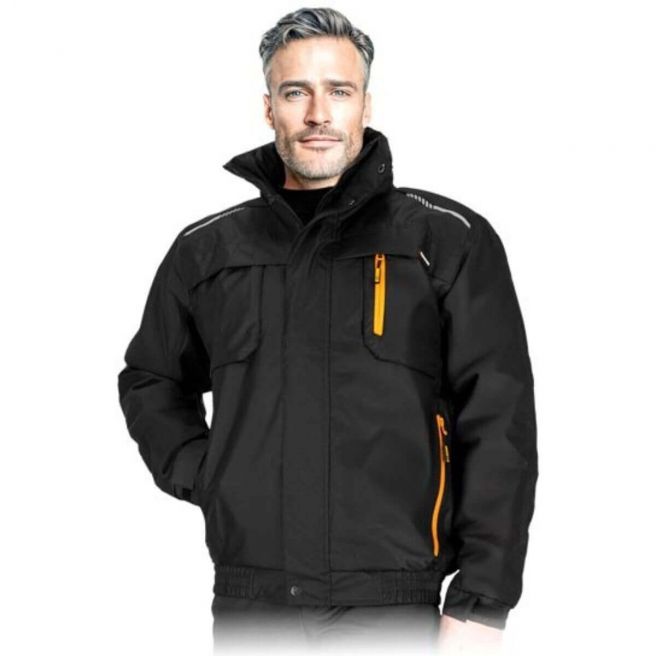 Kurtka ocieplana ochronna męska LH-DUBLIN B Leber&Hollman czarna