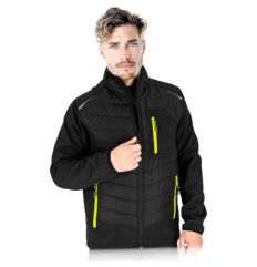 Kurtka robocza pikowana ocieplana LH-GRANDE-J B Leber&Hollman - czarna