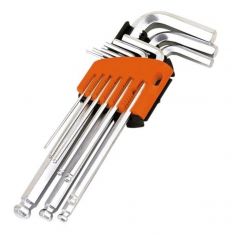 Zestaw kluczy imbusowych GKLIMBUMID9S 1,5-10mm Gertu