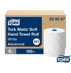 Ręczniki papierowe w rolce TORK MATIC SOFT - białe