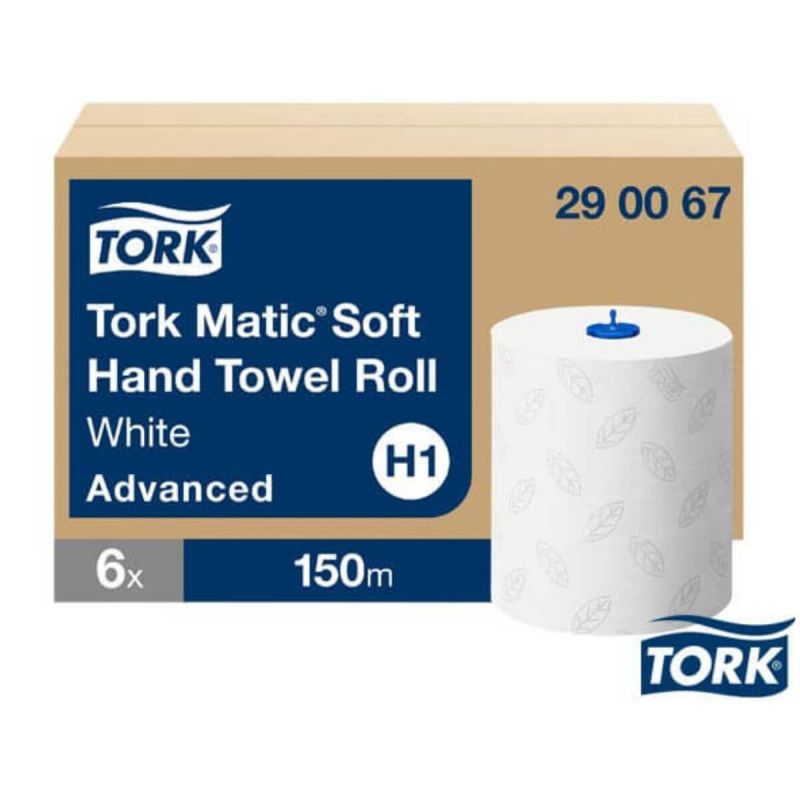 Ręczniki papierowe w rolce TORK MATIC SOFT - białe