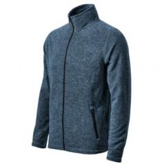 Micro polar męski zasuwany FACTOR 852 Malfini - ciemny denim melanż