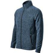Micro polar męski zasuwany FACTOR 852 Malfini - ciemny denim melanż