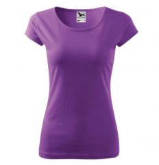 Koszulka damska bawełniana PURE 122 Malfini - fioletowy