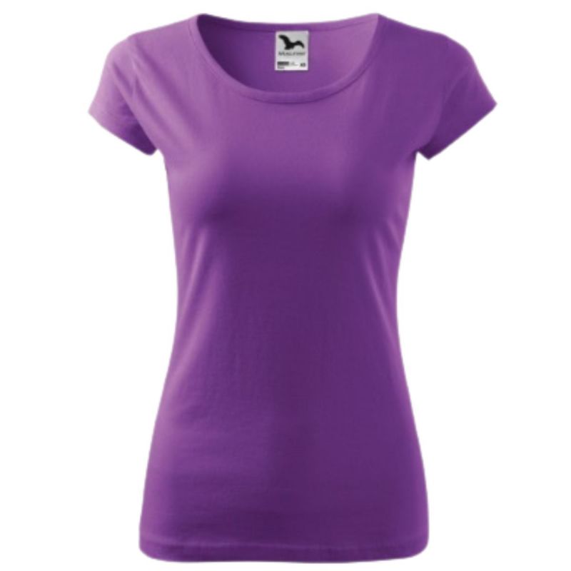 Koszulka damska bawełniana PURE 122 Malfini - fioletowy