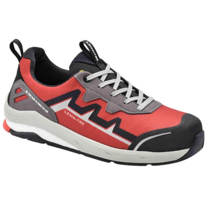 Półbuty robocze sportowe Lemaitre AIR 200 BAS PURSANG S3S ESD - RED