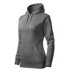 Bluza damska z kapturem CAPE 414 Malfini - stalowy