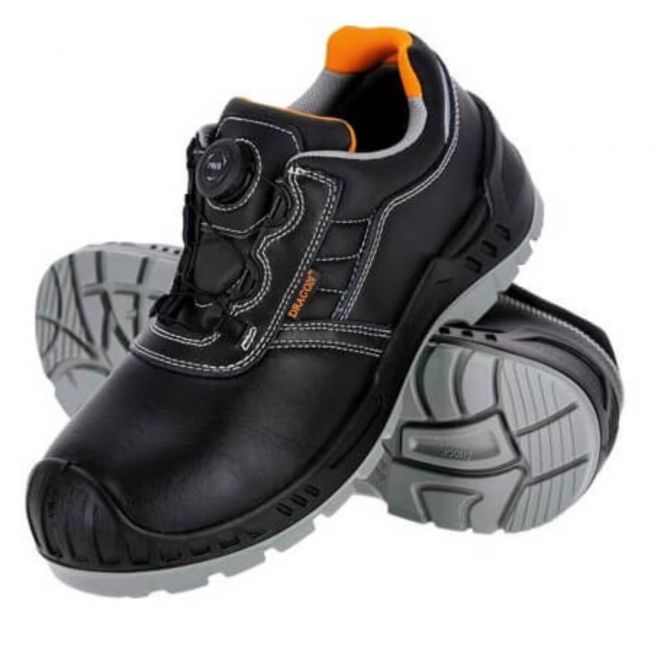 Buty bezpieczne męskie sznurówki strunowe TITAN-GLAT S3S FO SR BP Reis