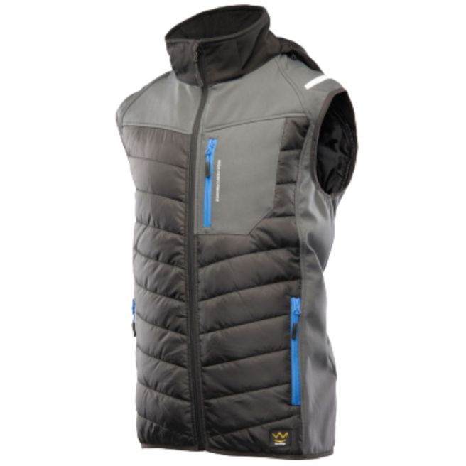 Kamizelka robocza softshell z kapturem TOPAZ Seven Kings Kamizelka robocza softshell z kapturem TOPAZ Seven Kings