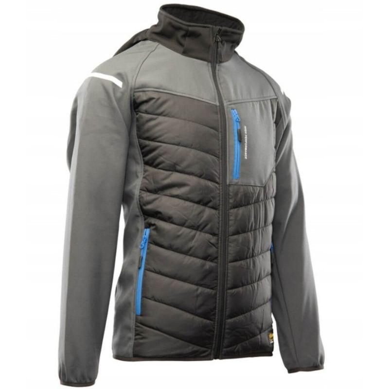 Kurtka robocza softshell wodoodporna TOPAZ Seven Kings - stalowa