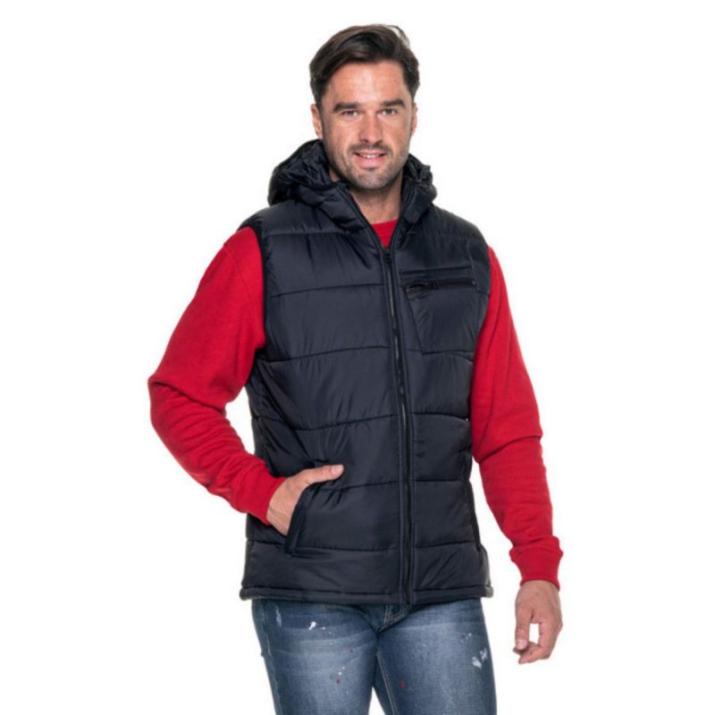 Kamizelka męska Crimson Cut Step Promostars 100% Poliamid - czarna