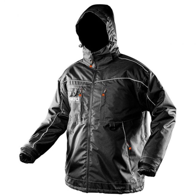 Kurtka robocza ocieplana Oxford 81-570 Neo Tools - czarna