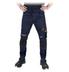 Spodnie robocze na gumce FLEXZONE-T G Reis - granatowe