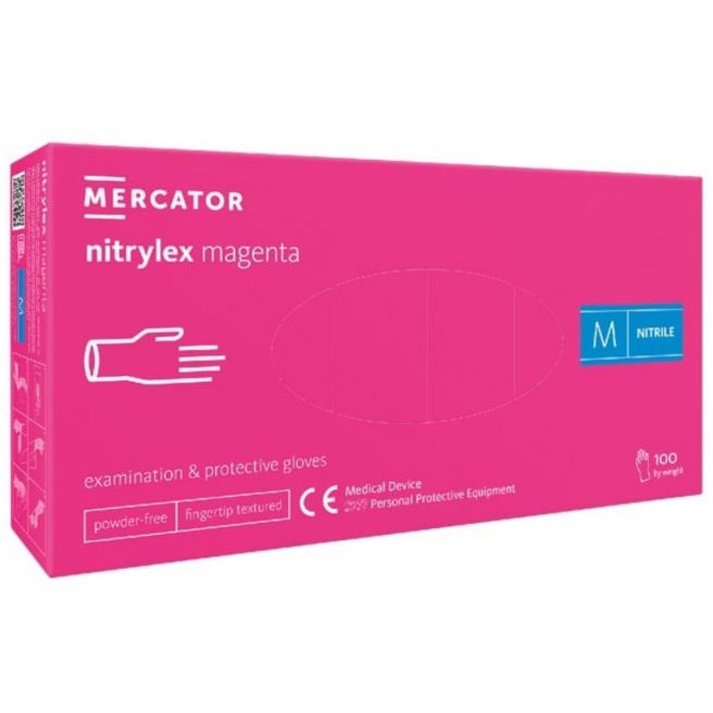 Rękawiczki medyczne nitrylowe Mercator Medical Nitrylex – 100 szt.