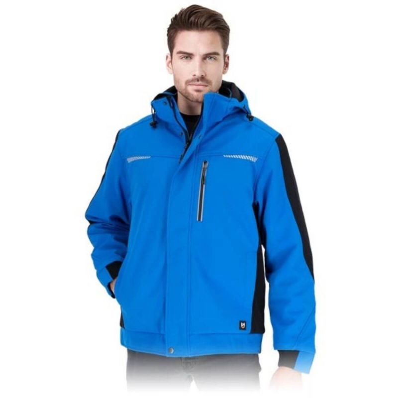 Kurtka robocza zimowa ocieplana LH-TORNADO NB niebiesko-czarna