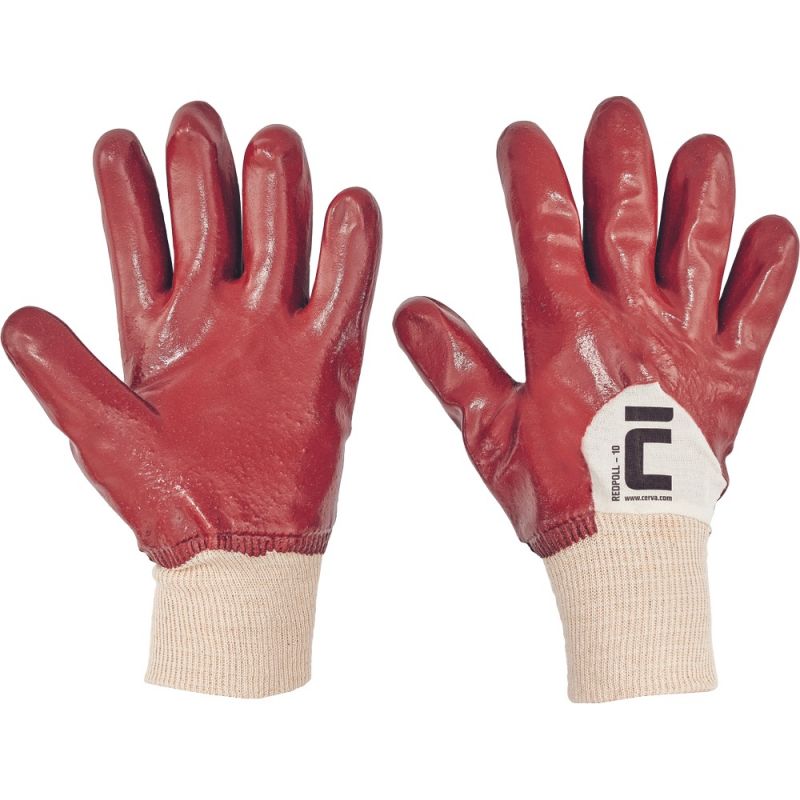 Rękawice gumowe krótkie REDPOLL CERVA