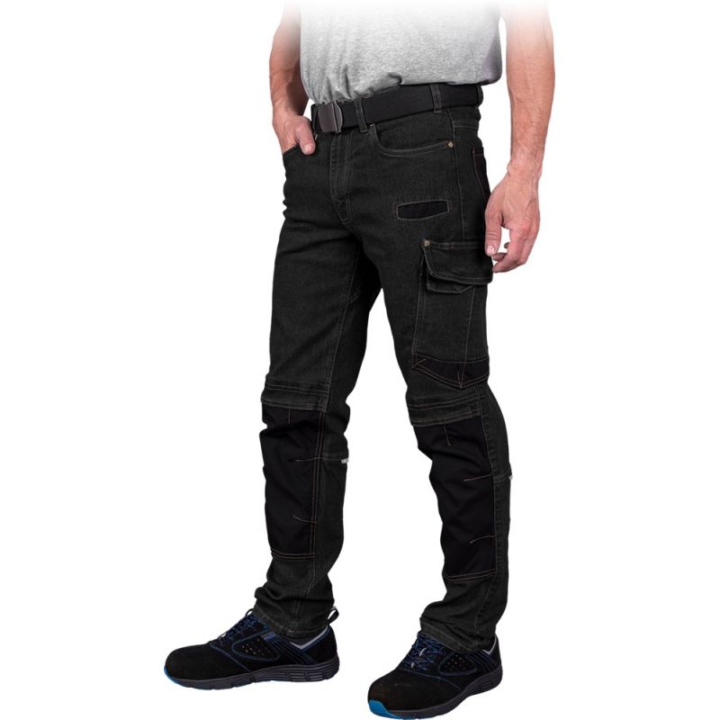 Elastyczne spodnie do pasa JEANS303-T B REIS
