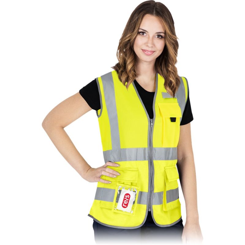 Damska kamizelka ostrzegawcza KOS-LADY Y Reis - żółta