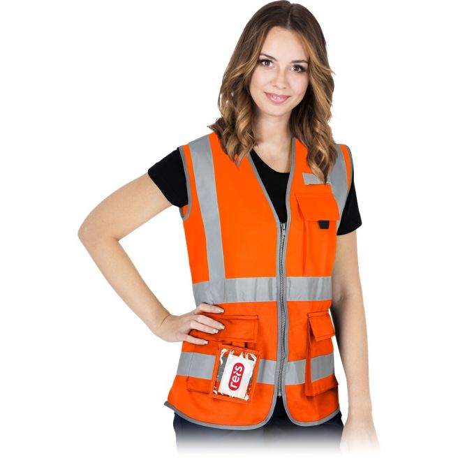 Damska kamizelka ostrzegawcza KOS-LADY P Reis - pomarańczowa