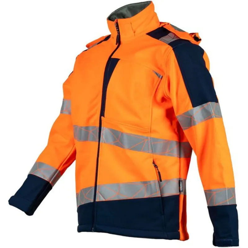 Kurtka ostrzegawcza softshell Vizwell VWJK613 VWJK613ON