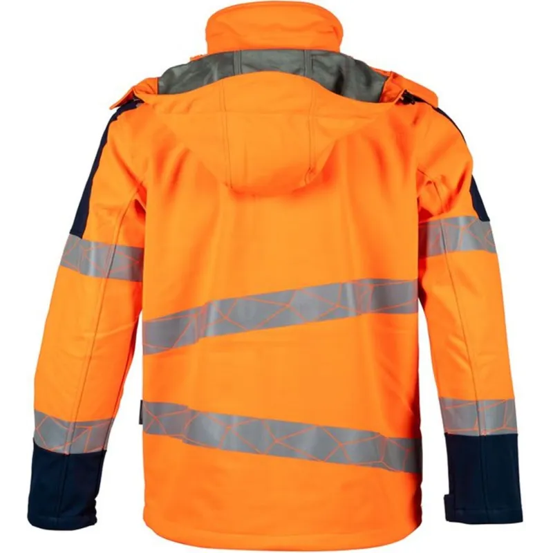 Kurtka ostrzegawcza softshell Vizwell VWJK613 VWJK613ON