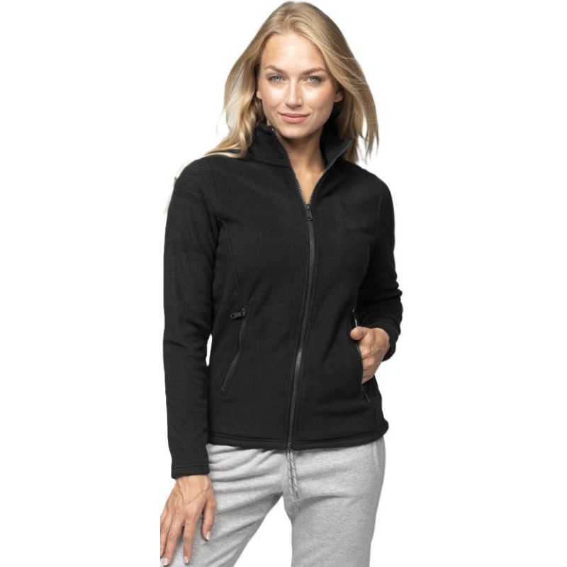 LADIES DOUBLE - damska bluza polarowa Promostars 68103Z - czarna