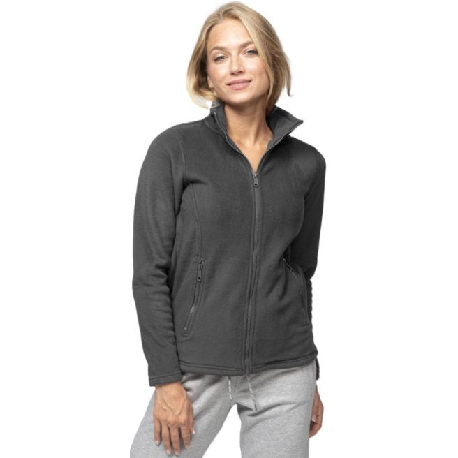 LADIES DOUBLE - damska bluza polarowa Promostars 68103Z - szara