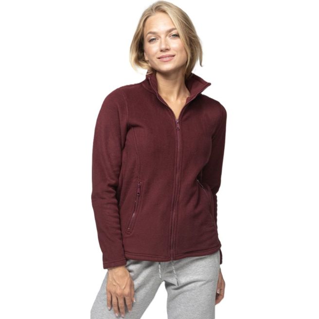 LADIES DOUBLE - damska bluza polarowa Promostars 68103Z - bordowy