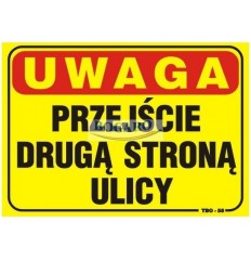 Znak tablica UWAGA...