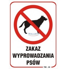 Znak Tablica TBI-25/A Zakaz...