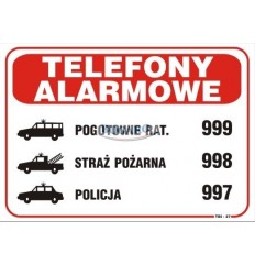 Znak Tablica TBI-27...