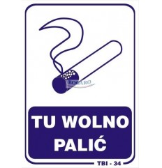 Znak Tablica TBI-34 Tu...