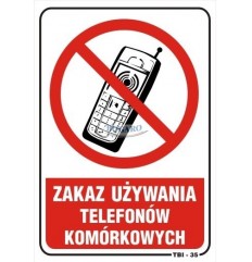 Znak Tablica TBI-35 Zakaz...
