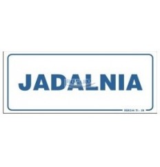 Znak Tabliczka Jadalnia TI-39