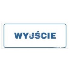 Znak Tabliczka Wyjście TI-46