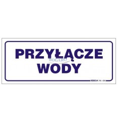 Znak Tabliczka Przyłącze...