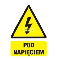 Znak Naklejka 5x7 cm POD...