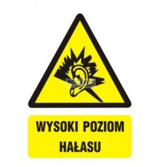 Znak Naklejka 5x7 cm WYSOKI...