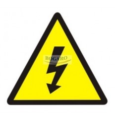 Znak Naklejka 14x14 cm NIE...