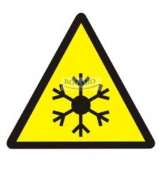 Znak Naklejka 5x5 cm NISKA...