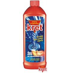 Żel KRET 1l do udrożniania rur