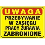 Znaki, tablice NA SPRZĘT MECHANICZNY